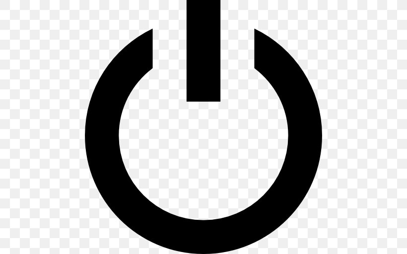 Power Symbol Clip Art, PNG, 512x512px, Power Symbol, Black And White, Button, Electrical Switches, Logo Download Free