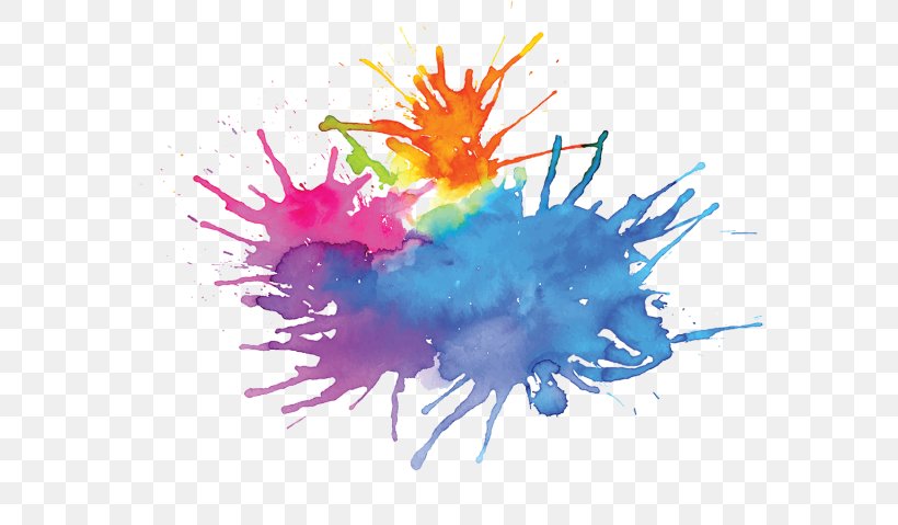 Watercolor Splash Background, PNG, 574x479px, Watercolor Painting, Color,  Drawing, Ink, Oil Paint Download Free