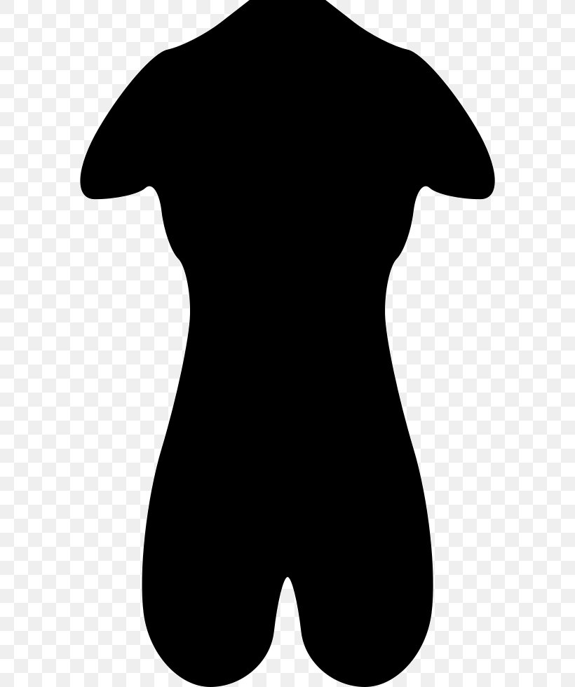 Black Shoulder Sleeve Silhouette Clip Art, PNG, 592x980px, Black, Black And White, Black M, Joint, Monochrome Download Free
