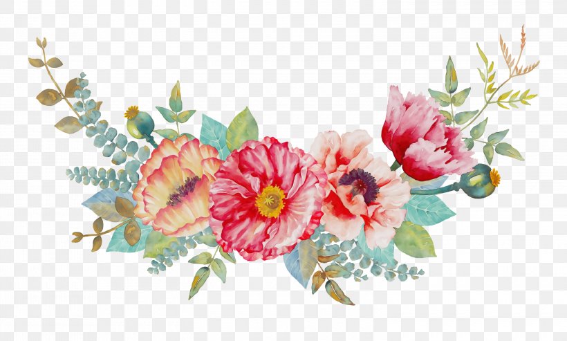 Floral Design, PNG, 3000x1804px, Watercolor, Chinese Peony, Cut Flowers, Floral Design, Floristry Download Free