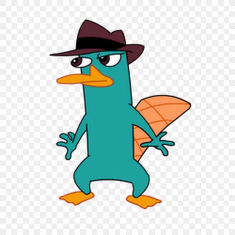 Perry The Platypus Phineas Flynn Ferb Fletcher, PNG, 1000x1000px, Perry The Platypus, Animated Film, Animated Series, Art, Beak Download Free