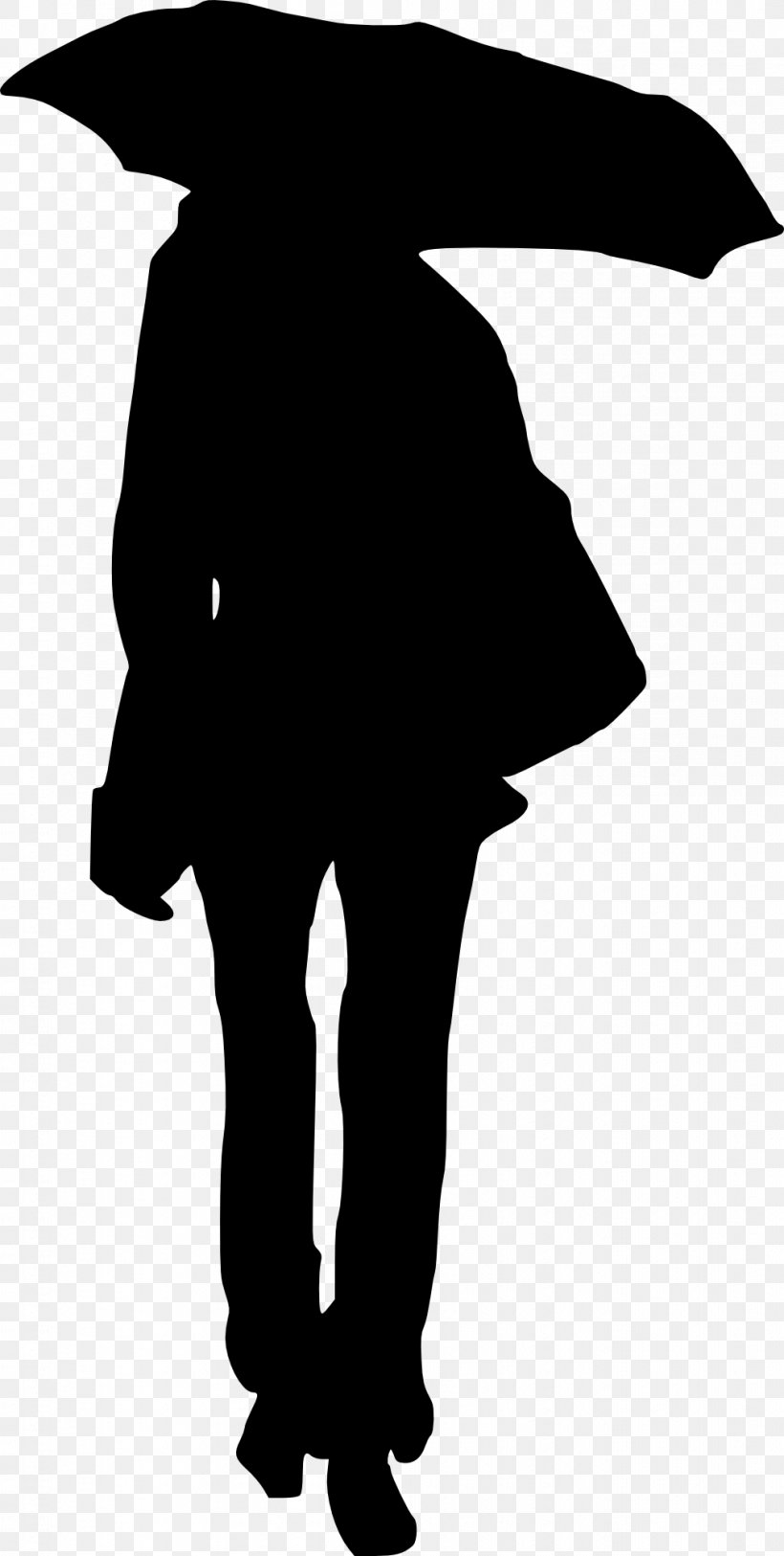 Silhouette, PNG, 1009x2000px, Silhouette, Black, Black And White, Fictional Character, Joint Download Free