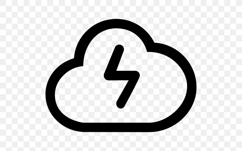Thunderstorm Symbol Electricity, PNG, 512x512px, Storm, Area, Black And White, Cloud, Electricity Download Free