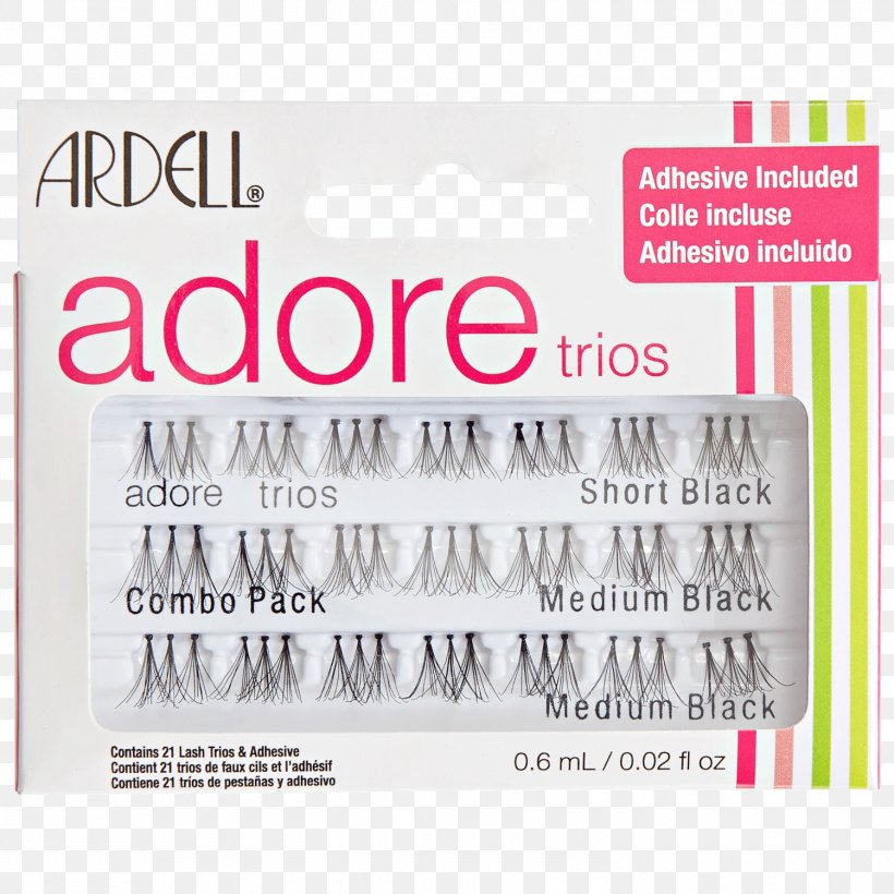 Ardell Individual Trios Eyelash Ardell False Lash Trios Combo Tray Ardell Adore Lashes Singles 48, PNG, 1500x1500px, Eyelash, Adhesive, Brand, Magenta, Nail Download Free