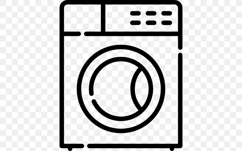 Laundry Symbol Washing Machines, PNG, 512x512px, Laundry Symbol, Area, Black, Black And White, Brand Download Free