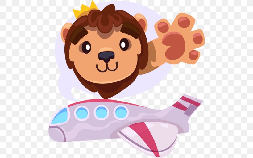 Lion Puppy Sticker VK Telegram, PNG, 512x512px, Lion, Application Programming Interface, Carnivoran, Cat Like Mammal, Dog Like Mammal Download Free