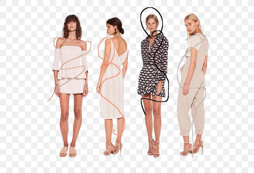 Model Fashion Design Wrap Dress, PNG, 595x558px, Watercolor, Cartoon, Flower, Frame, Heart Download Free