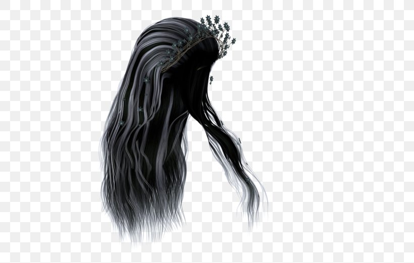 Black Hair Hair Coloring Long Hair Art, PNG, 600x521px, Hair, Art, Artist, Black, Black And White Download Free
