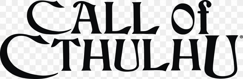 Call Of Cthulhu Logo Brand Font, PNG, 2517x821px, Call Of Cthulhu, Area, Black, Black And White, Black M Download Free