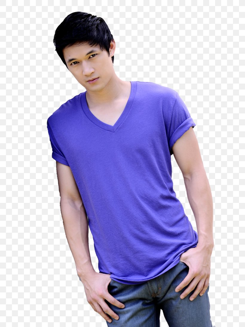 Harry Shum Jr. Mike Chang Shadowhunters T-shirt Actor, PNG, 729x1096px, Harry Shum Jr, Actor, Alec Lightwood, Blue, Clothing Download Free
