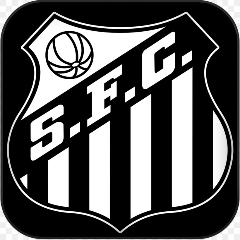 Santos FC Dream League Soccer Campeonato Brasileiro Série A Real Garcilaso First Touch Soccer, PNG, 1024x1024px, 2018, Santos Fc, Black, Black And White, Brand Download Free