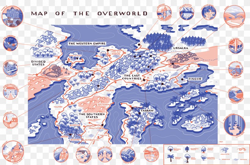 Fantasy Map Overworld Paper Illustration, PNG, 1400x923px, Map, Area, Book, Diagram, Drawing Download Free