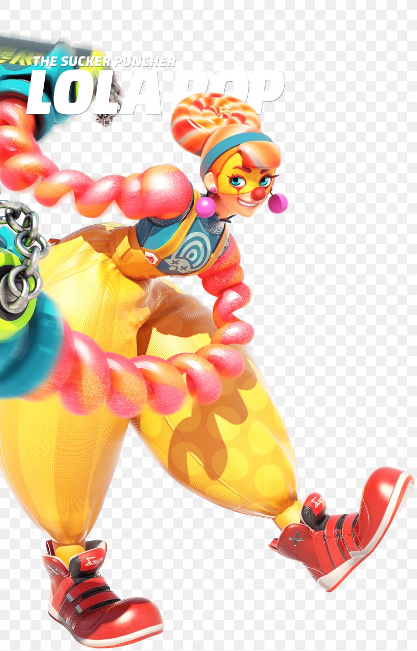 ARMS: Lola Pop Super Smash Bros. For Nintendo Switch Video Game, PNG, 1920x3000px, Arms Lola Pop, Arms, Character, Clown, Fictional Character Download Free