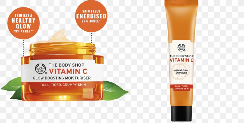 Cream Moisturizer The Body Shop Skin Care Vitamin C, PNG, 990x500px, Cream, Antiaging Cream, Beauty, Body Shop, Cosmetics Download Free
