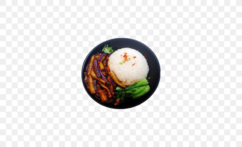 Hamburger Minced Pork Rice Gaifan Eggplant Food, PNG, 500x500px, Hamburger, Appetizer, Asian Food, Bowl, Comfort Food Download Free