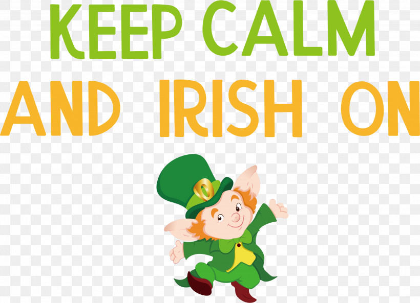 Saint Patrick Patricks Day Keep Calm And Irish, PNG, 3000x2173px, Saint Patrick, Behavior, Cartoon, Character, Green Download Free