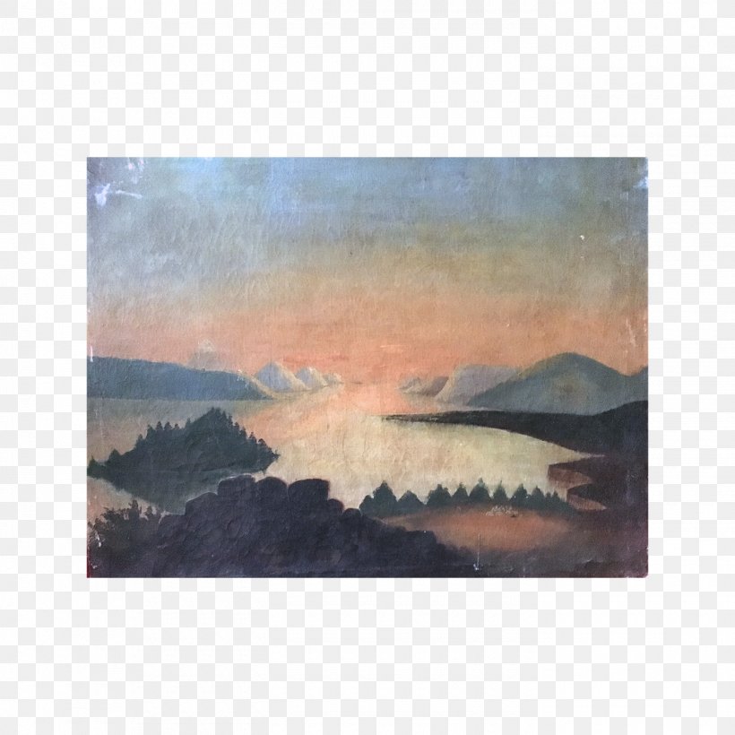 Watercolor Painting Loch Inlet, PNG, 1400x1400px, Painting, Geological Phenomenon, Geology, Inlet, Landscape Download Free