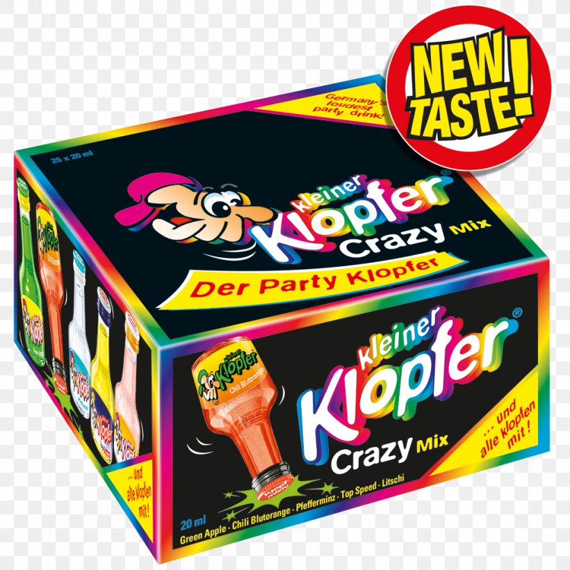 Kleiner Klopfer Mix KL.KLOPFER Crazy Mix 0,02l (25 Flaschen) Shooter Flavor By Bob Holmes, Jonathan Yen (narrator) (9781515966647) Schnapps, PNG, 1000x1000px, Shooter, Aperol, Confectionery, Food, Milliliter Download Free
