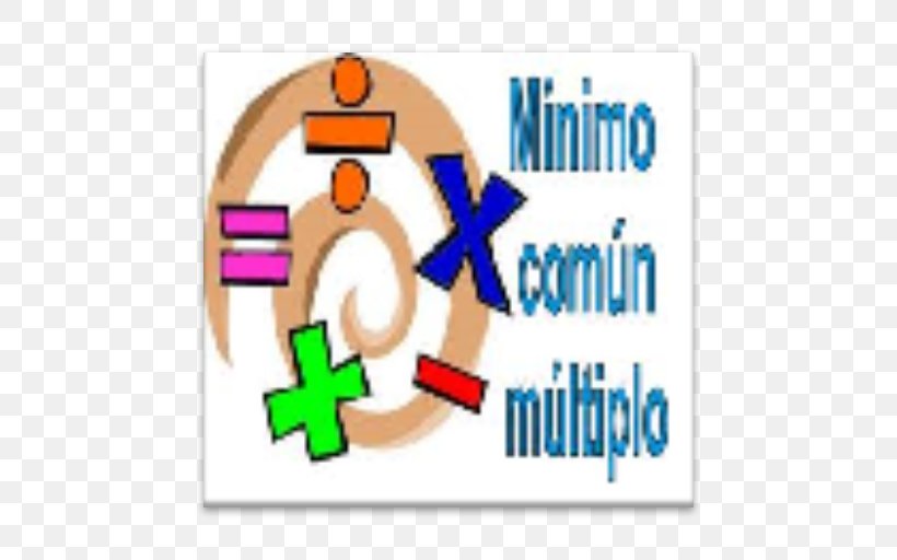 Least Common Multiple Multiplication Division Greatest Common Divisor, PNG, 512x512px, Least Common Multiple, Addition, Area, Division, Divisor Download Free