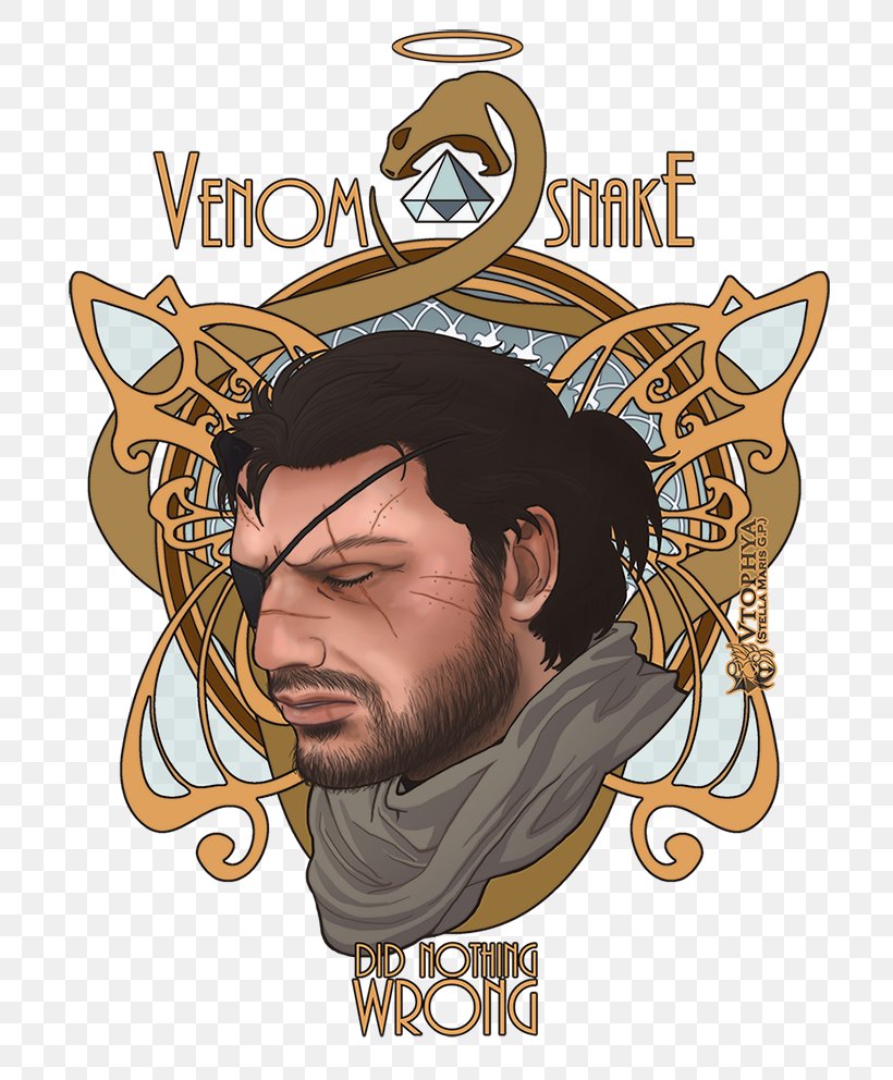 Metal Gear Solid V: The Phantom Pain Metal Gear Solid 3: Snake Eater Solid Snake Big Boss Venom Snake, PNG, 743x992px, Metal Gear Solid V The Phantom Pain, Album Cover, Art, Big Boss, Big Cats Download Free