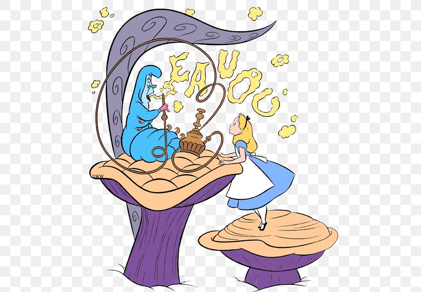 Caterpillar Alice's Adventures In Wonderland White Rabbit Queen Of Hearts Cheshire Cat, PNG, 500x570px, Watercolor, Cartoon, Flower, Frame, Heart Download Free
