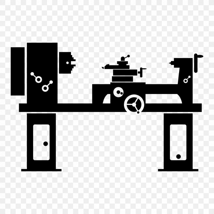 Lathe Turning Computer Numerical Control Milling Machining, PNG, 1200x1200px, Lathe, Area, Black And White, Cnc Router, Cnc Wood Router Download Free