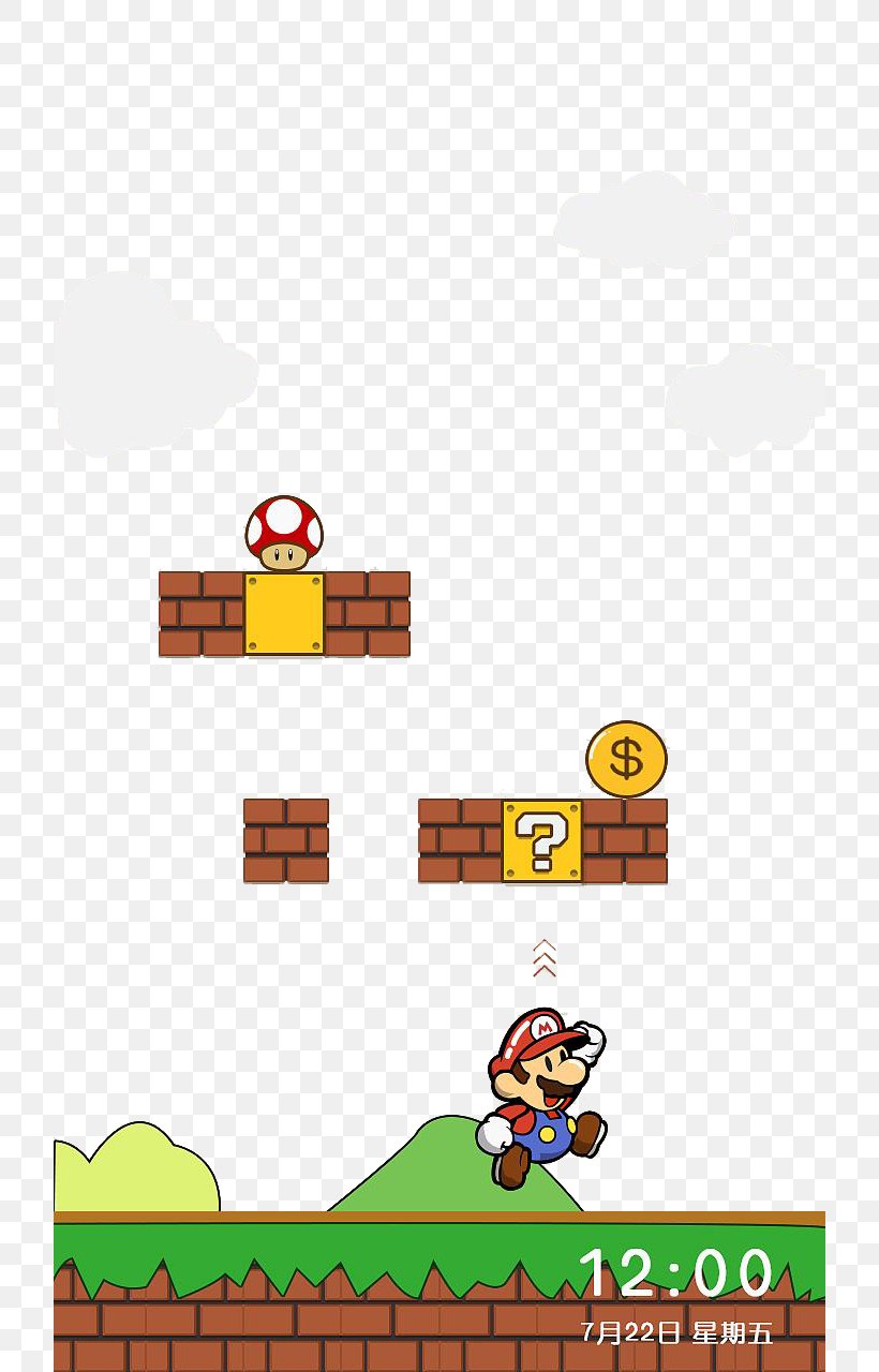 Super Mario Bros. Interface Icon, PNG, 720x1280px, Super Mario Bros, Android, Area, Cartoon, Computer Network Download Free