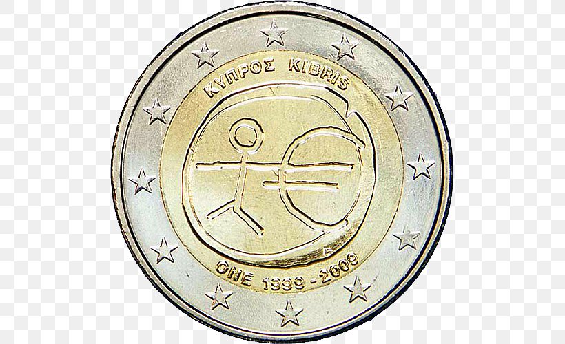 2 Euro Commemorative Coins Euro Coins 2 Euro Coin, PNG, 500x500px, 2 Euro Coin, 2 Euro Commemorative Coins, Coin, Coin Weights, Commemorative Coin Download Free