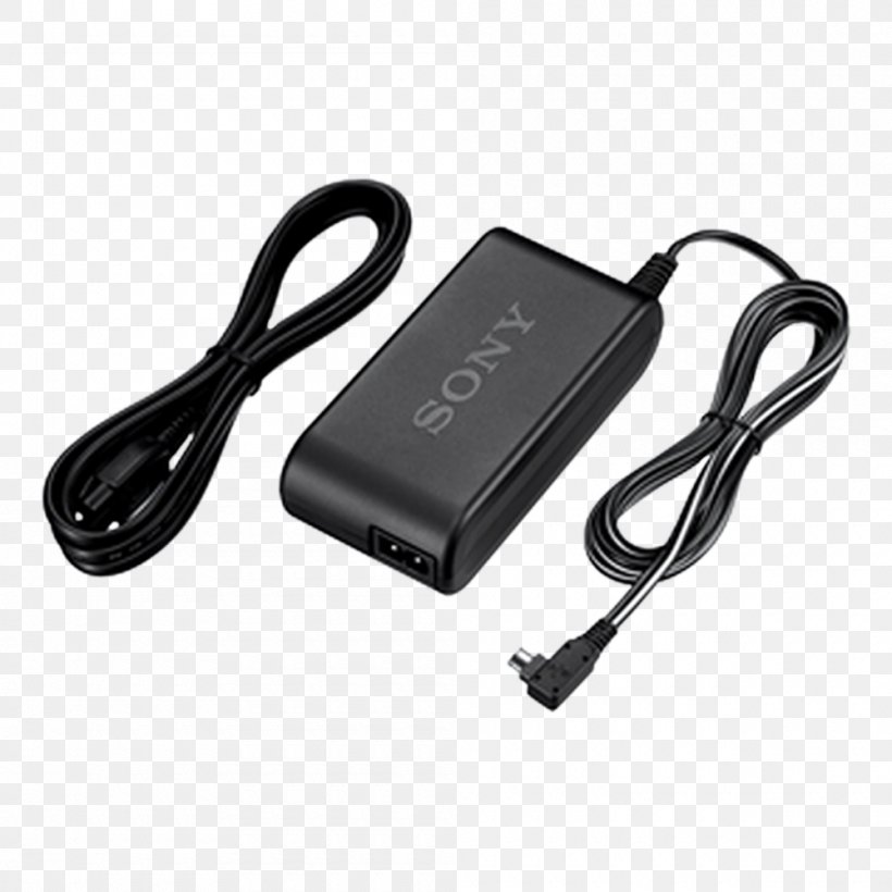 AC Adapter Sony α Sony AC PW10AM Camera Digital SLR, PNG, 1000x1000px, Ac Adapter, Adapter, Alternating Current, Battery Charger, Camera Download Free