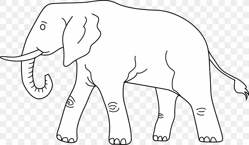 Elephant Line Art Drawing Clip Art, PNG, 7914x4636px, Watercolor, Cartoon, Flower, Frame, Heart Download Free