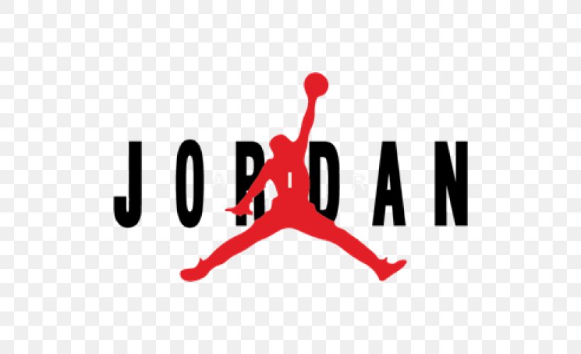 Jumpman Air Jordan Logo Swoosh, PNG, 500x500px, Jumpman, Air Jordan, Area, Brand, Logo Download Free