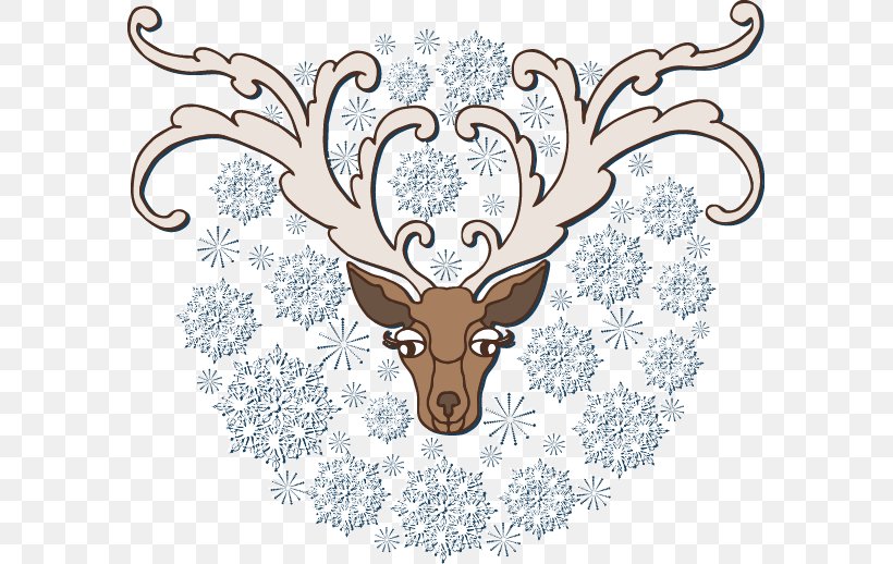 Reindeer Pxe8re Davids Deer Clip Art, PNG, 585x518px, Reindeer, Antler, Deer, Google Images, Green Download Free