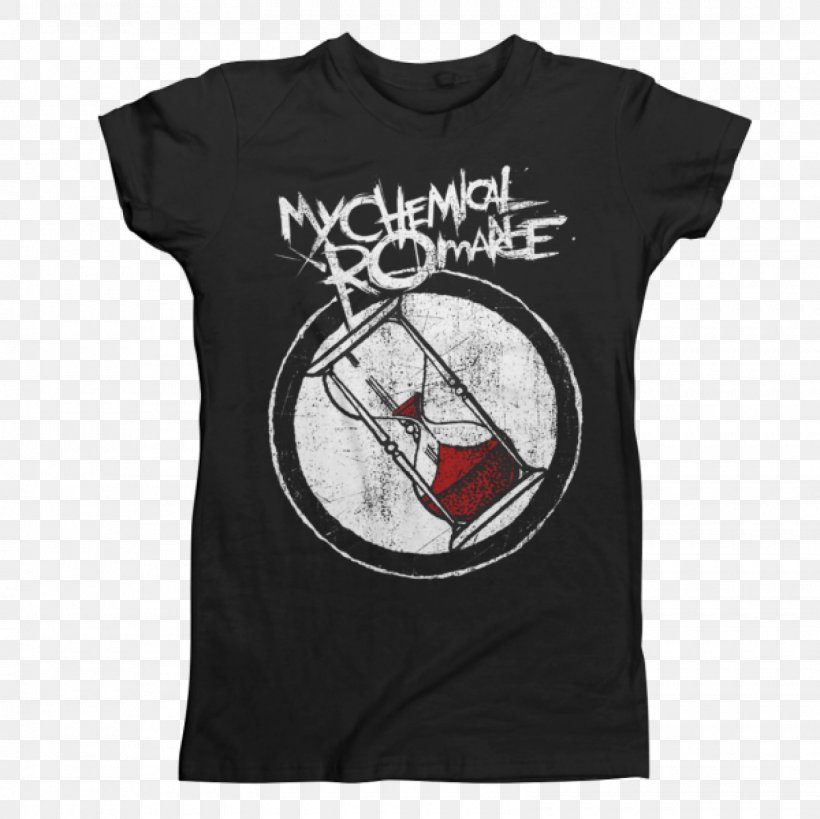 T-shirt My Chemical Romance The Black Parade Clothing, PNG, 1600x1600px, Watercolor, Cartoon, Flower, Frame, Heart Download Free