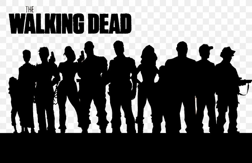 The Walking Dead Rick Grimes Carl Grimes Merle Dixon Wallpaper, PNG, 1200x776px, Walking Dead, Amc, Art, Black And White, Brand Download Free