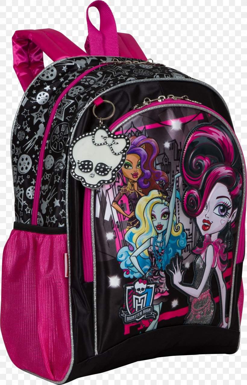 Backpack Monster High Miquelrius AGATHA RUIZ DE LA PRADA BADGES Rucksack Handbag Shoulder Strap, PNG, 1914x2983px, Backpack, Bag, Clothing, Hand Luggage, Handbag Download Free