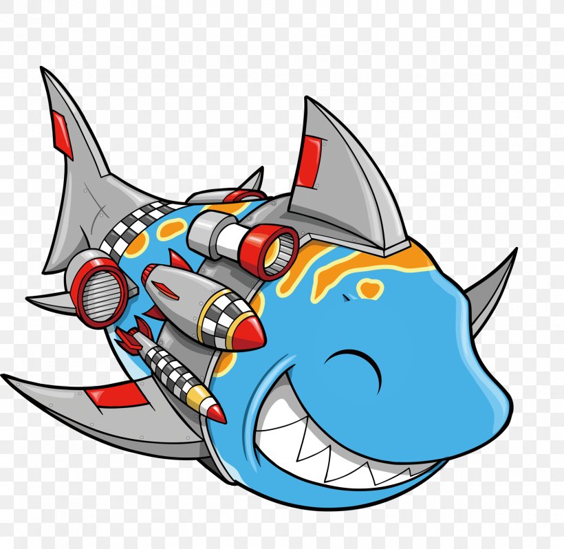 Shark Cartoon Illustration, PNG, 1700x1656px, Shark, Art, Cartilaginous Fish, Cartoon, Comics Download Free