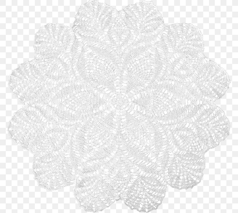 Doily Lace Paper Cricut Clip Art, PNG, 771x733px, Doily, Black And White, Cricut, Crochet, Crocheted Lace Download Free