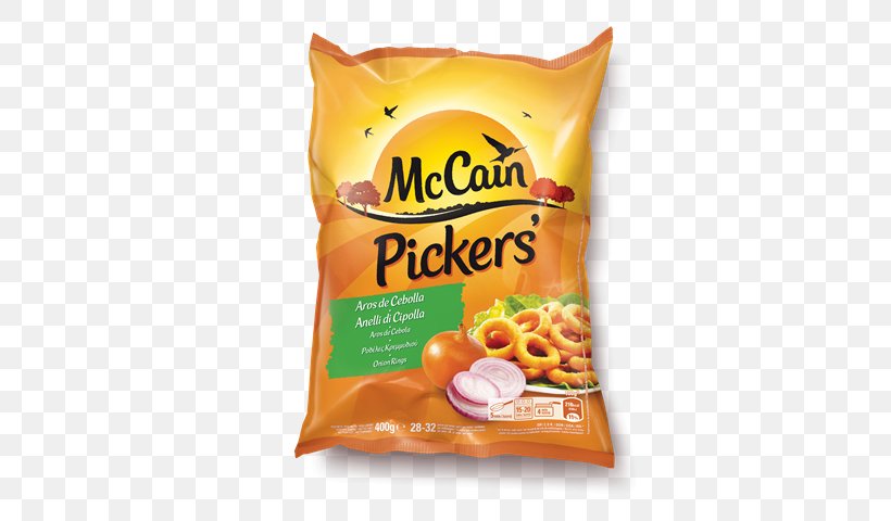 Onion Ring Potato Chip French Fries Frozen Food McCain Foods, PNG, 595x480px, Onion Ring, Flavor, Food, French Fries, Frozen Food Download Free
