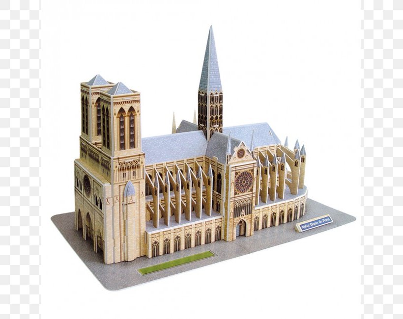 Notre-Dame De Paris Jigsaw Puzzles Eiffel Tower 3D-Puzzle Cathedral, PNG, 743x650px, Notredame De Paris, Building, Cathedral, Eiffel Tower, France Download Free