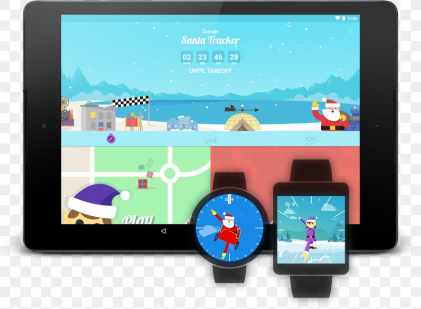 Santa Claus NORAD Tracks Santa Google Santa Tracker Christmas, PNG, 1000x736px, Santa Claus, Android, Brand, Christmas, Communication Download Free