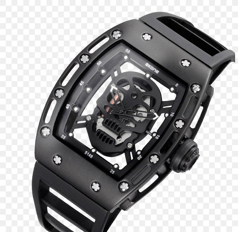 Skeleton Watch Quartz Clock Skull Luxury Goods, PNG, 800x800px, Watch, Analog Watch, Automatic Watch, Bracelet, Brand Download Free