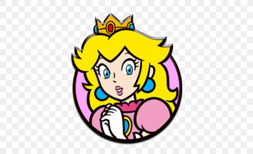 Super Mario Bros. Super Princess Peach Luigi Paper Mario: Sticker Star, PNG, 500x500px, Super Mario Bros, Art, Artwork, Decal, Flower Download Free