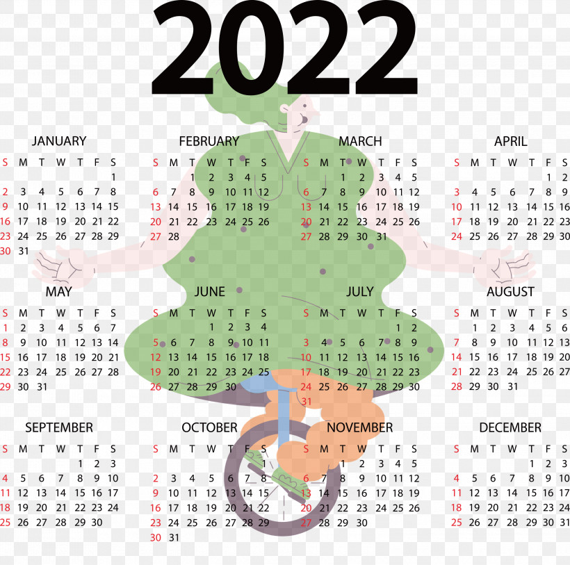 2022 Calendar Year 2022 Calendar Printable Year 2022 Calendar, PNG, 3000x2977px, Calendar System, Annual Calendar, Calendar Year, January, Monday Download Free