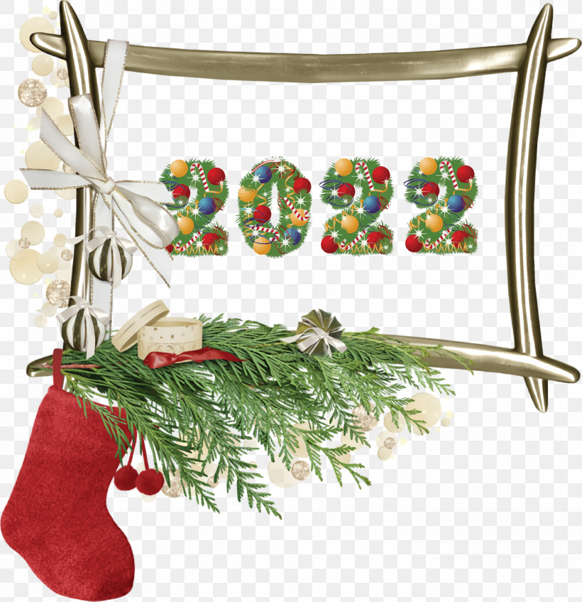 2022 Happy New Year 2022 New Year 2022, PNG, 2902x3000px, Christmas Day, Bauble, Christmas And Holiday Season, Christmas Decoration, Christmas Stocking Download Free