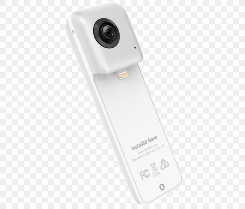 Insta360 Nano IPhone Omnidirectional Camera, PNG, 700x700px, Iphone, Camera, Cameras Optics, Communication Device, Digital Cameras Download Free