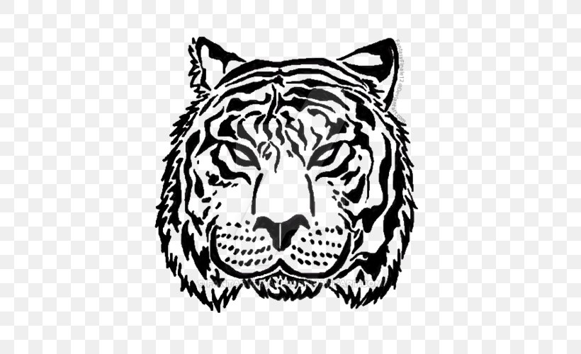 Tiger Lion Image Illustration, PNG, 600x500px, Tiger, Art, Big Cats, Black, Black And White Download Free