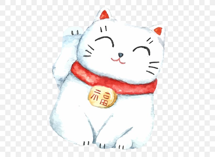 Cat Maneki-neko Vector Graphics Royalty-free Stock Photography, PNG, 600x600px, Cat, Cartoon, Drawing, Felidae, Holiday Ornament Download Free
