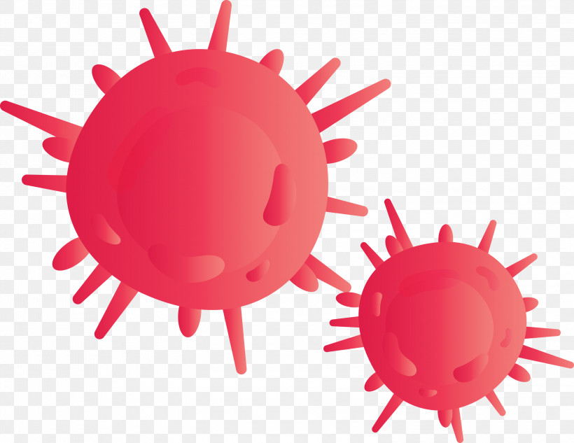 Coronavirus COVID Virus, PNG, 3000x2316px, Coronavirus, Corona, Covid, Red, Virus Download Free