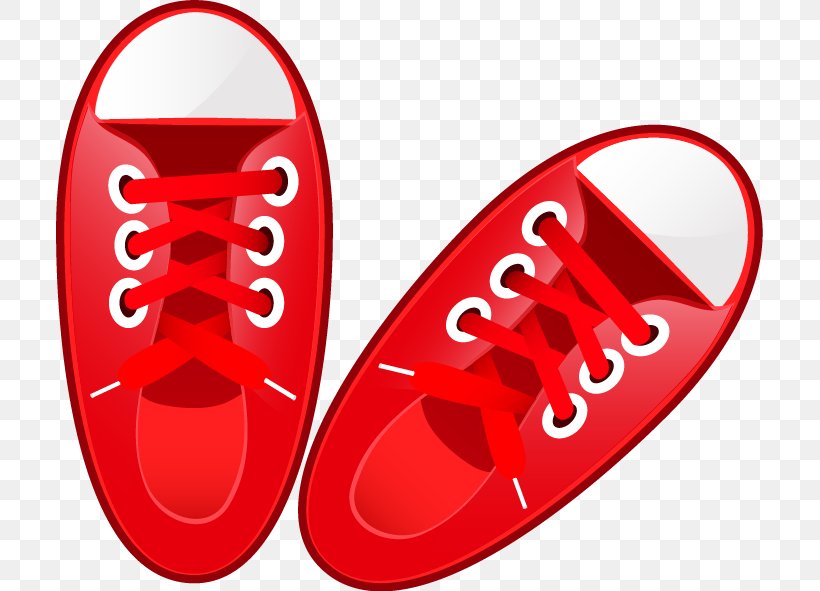 Shoe Red Sneakers Euclidean Vector, PNG, 707x591px, Shoe, Designer, Footwear, Logo, Red Download Free