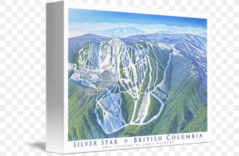 SilverStar Mountain Resort Painting Gallery Wrap Picture Frames Canvas, PNG, 650x535px, Painting, Art, Artwork, British Columbia, Canvas Download Free